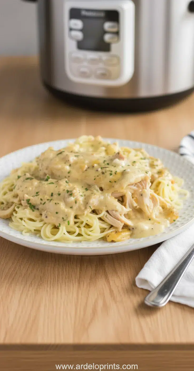 Crockpot Angel Chicken: Easy Recipe - final presentation