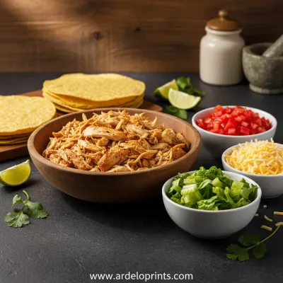 Baked Chicken Tacos: Healthy & Easy Recipe - ingredients preparation