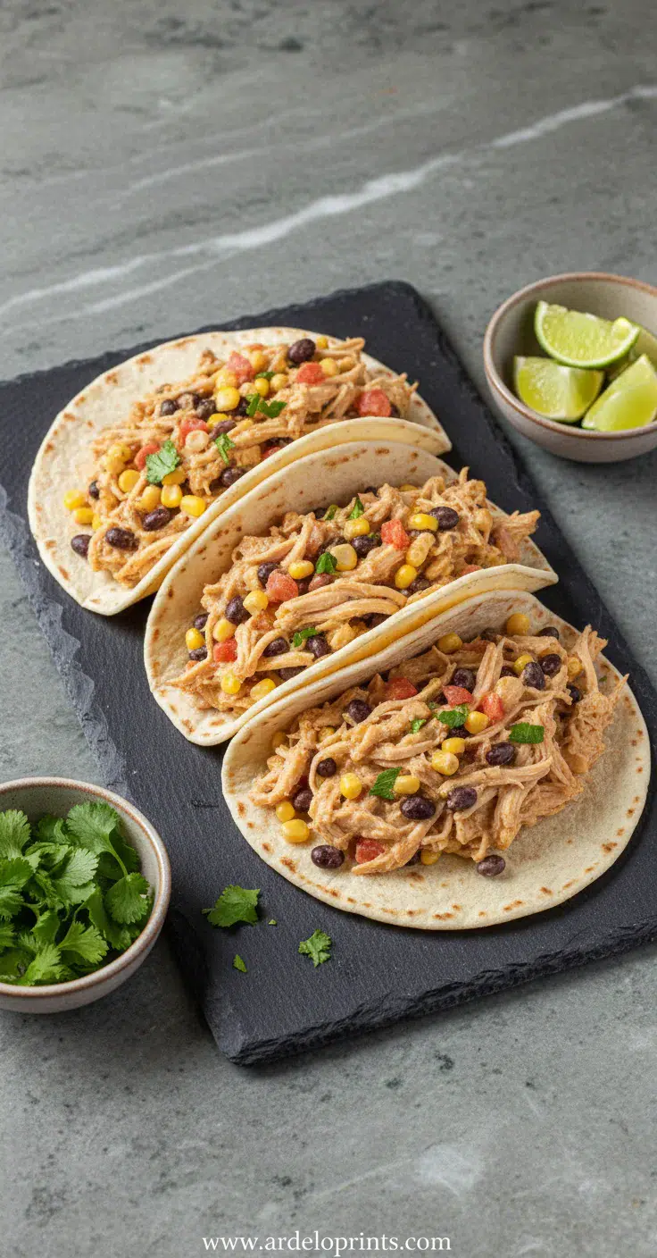 Crock Pot Fiesta Chicken: Easy Slow Cooker Recipe - final presentation