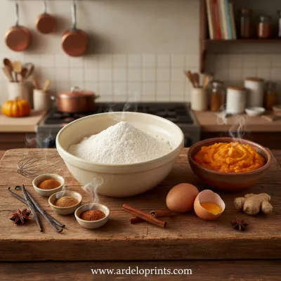 Pumpkin Cupcakes: Delicious Fall Dessert Recipe - ingredients preparation