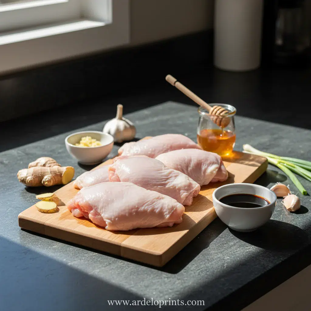 Crock Pot Chicken Recipe - ingredients preparation