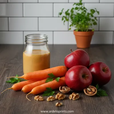 Carrot Apple Salad: Sweet & Refreshing - ingredients preparation
