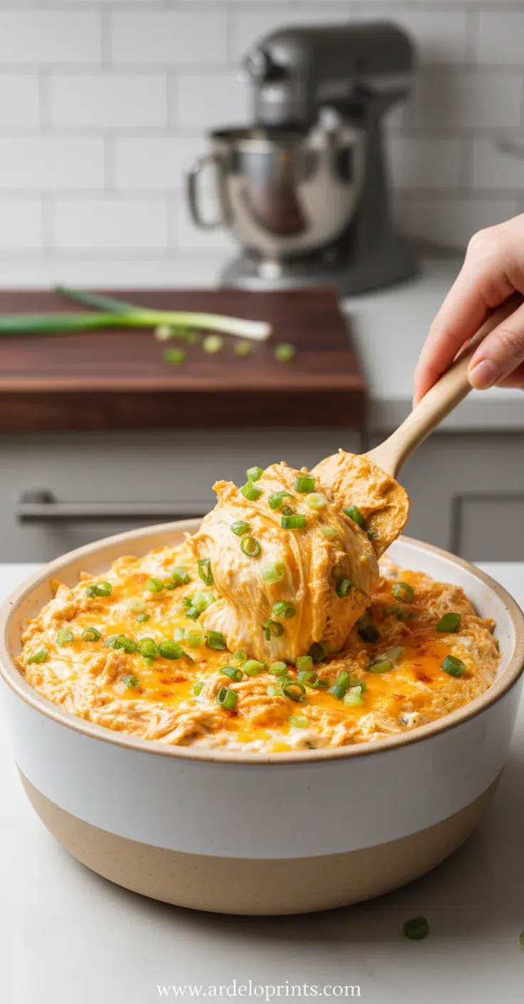 Crockpot Buffalo Chicken Dip: Easy Recipe - cooking process