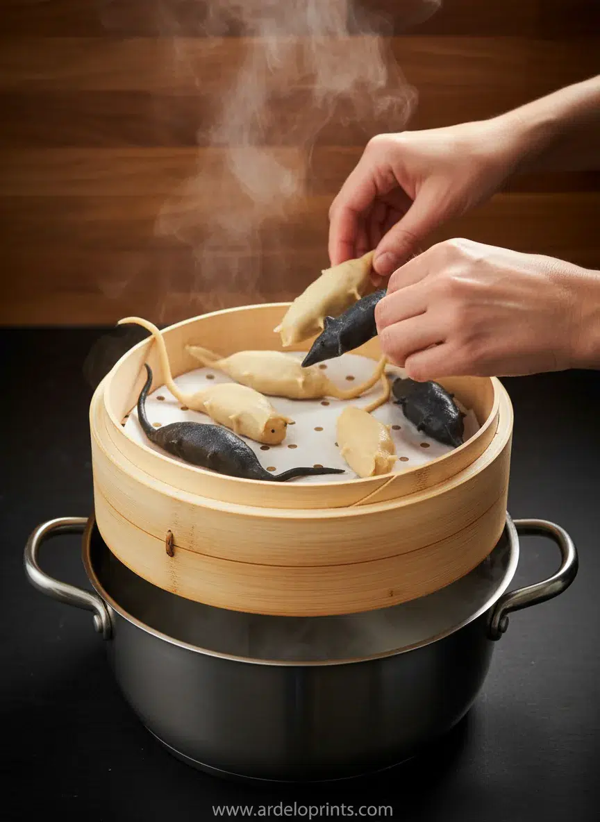 Rat Dumplings Recipe - cooking process