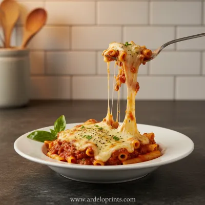 Savory Slow Cooker Baked Ziti: Easy Recipe - ready to serve