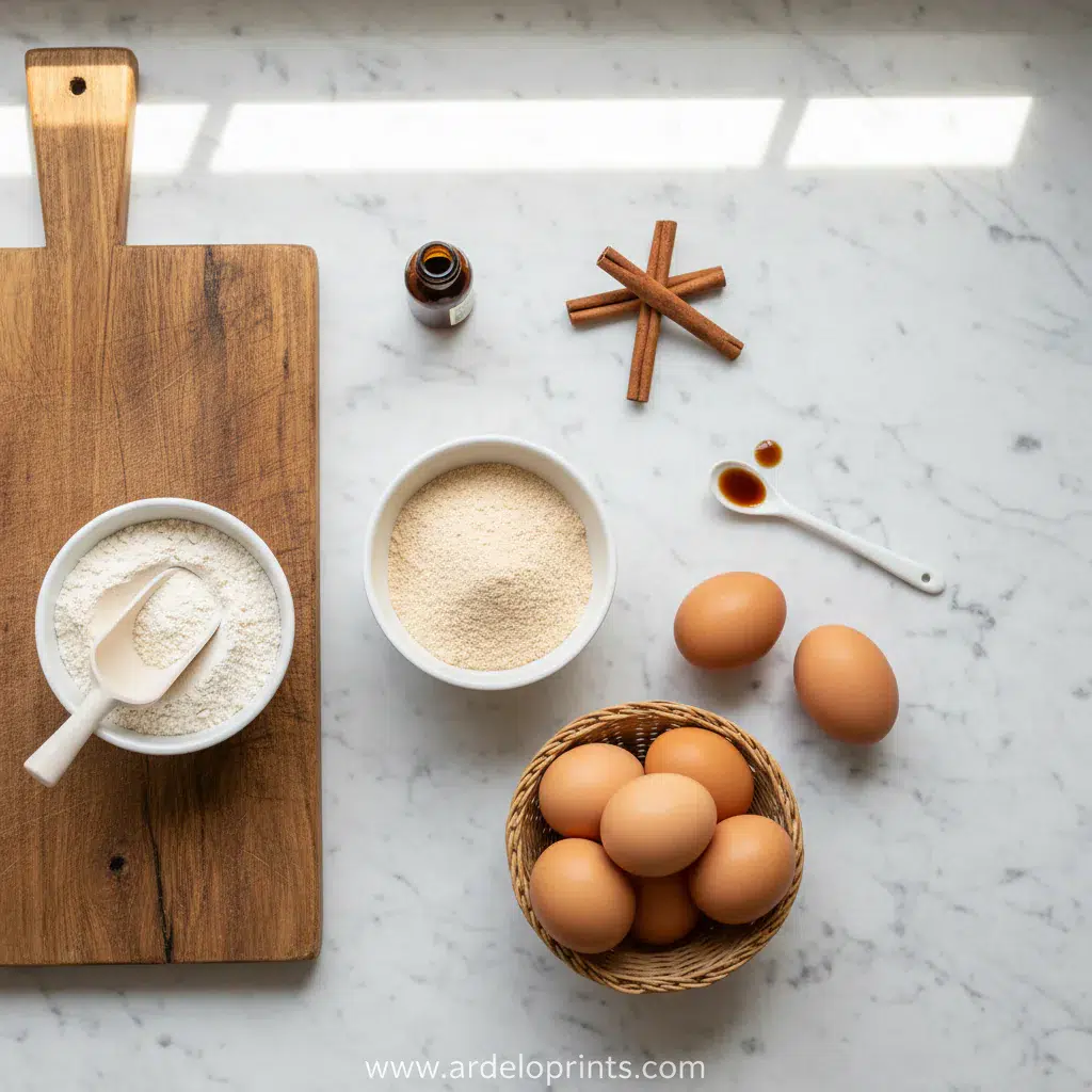 Cinnamon Roll Protein Muffins Recipe - ingredients preparation