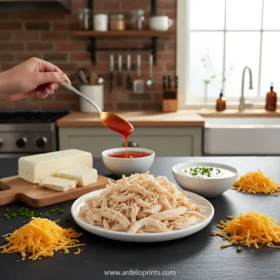 Classic Crockpot Grape Jelly Meatballs - ingredients preparation