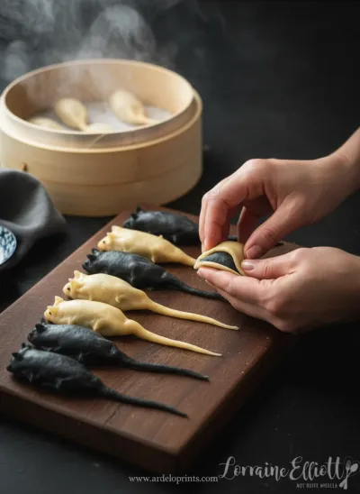 Rat Dumplings Recipe - cooking process