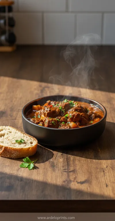 Hungarian Goulash: Flavorful Comfort Stew - ready to serve