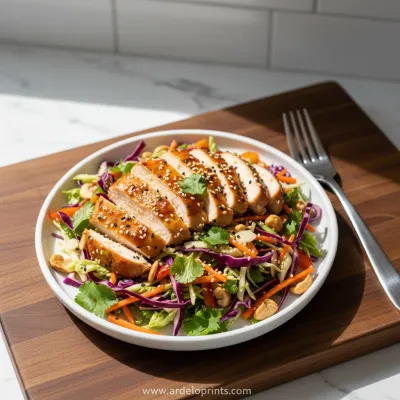 Sesame Chicken Salad: Incredible Recipe - ready to serve