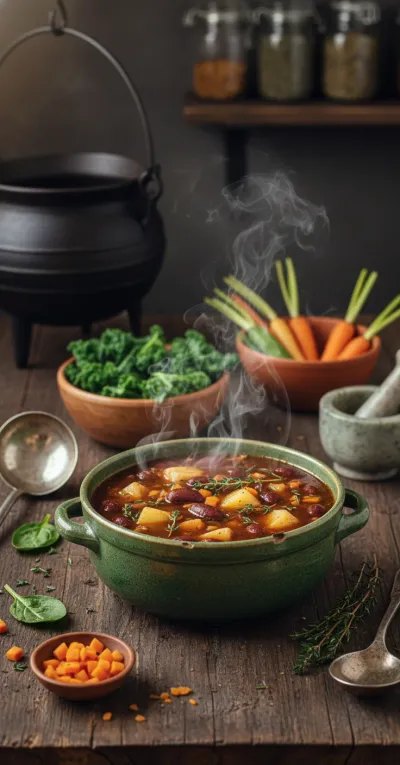 Witches Brew Stew: Spooky Halloween Recipe - ingredients preparation