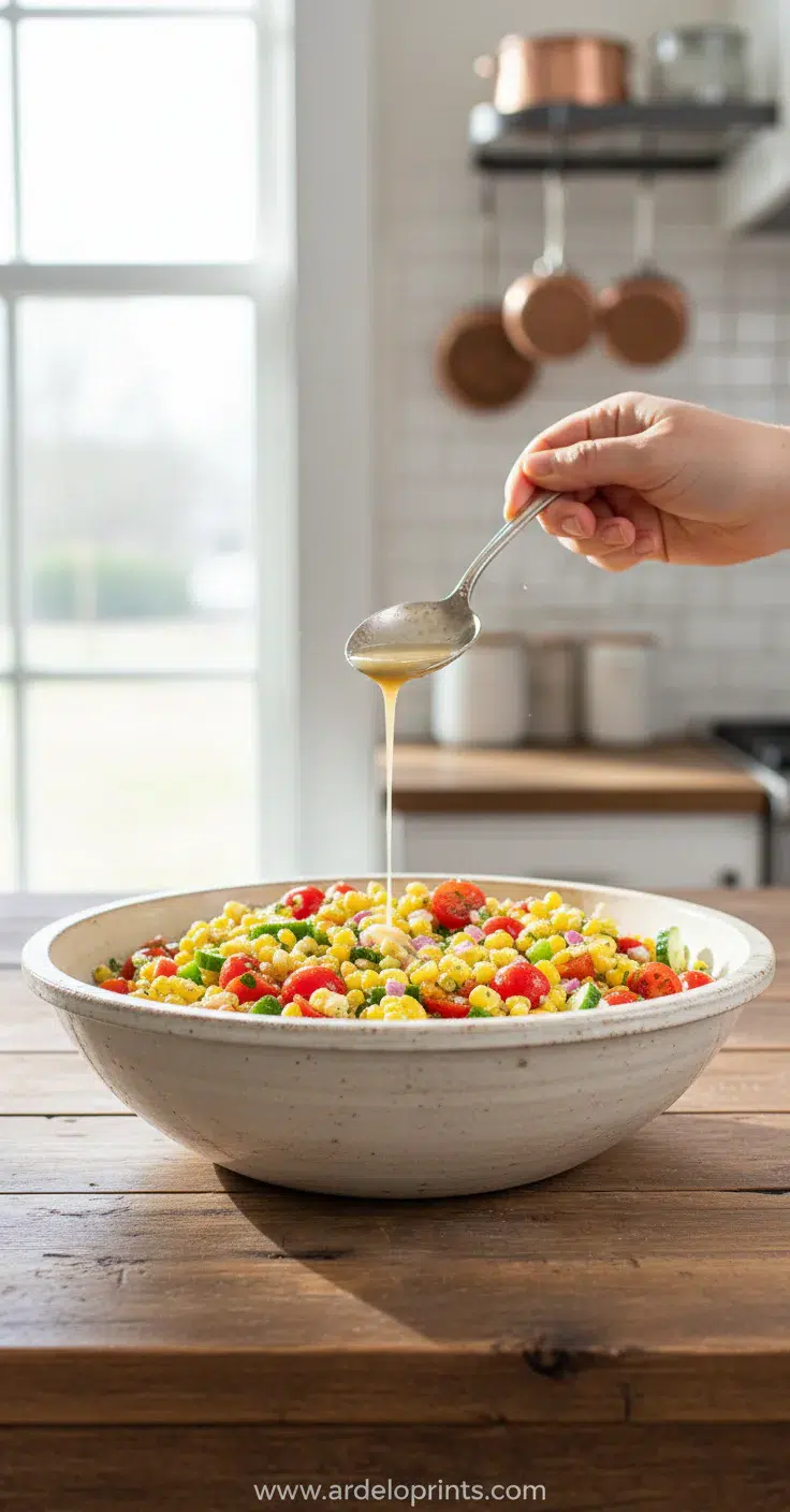 Corn Salad: Easy & Delicious Recipe - cooking process