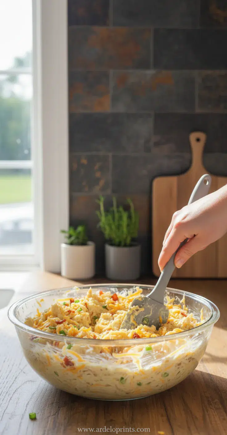 Crack Chicken Casserole: The BEST Recipe - cooking process