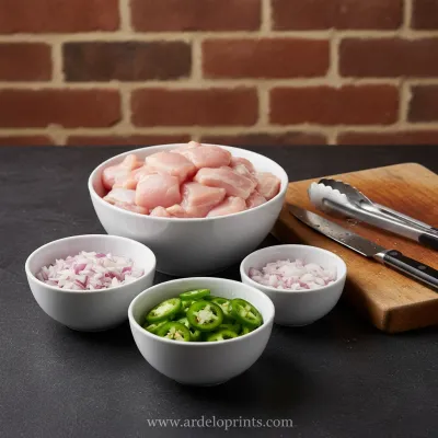 Jalapeno Chicken: Spicy Weeknight Meal - ingredients preparation