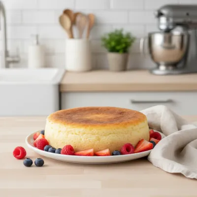 Delightful Sugar Free Yogurt Cake - ready to serve