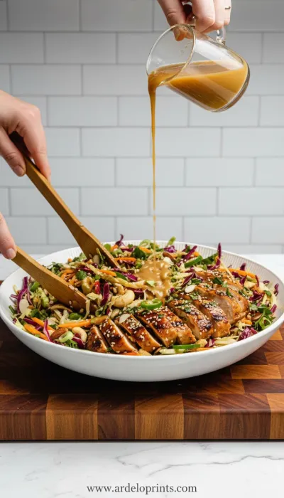 Sesame Chicken Salad: Incredible Recipe - cooking process