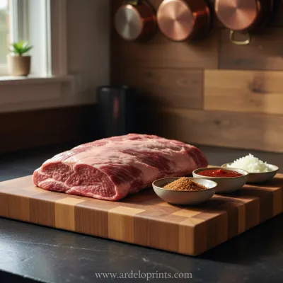 Slow Cooker BBQ Beef Brisket: Tender Recipe - ingredients preparation