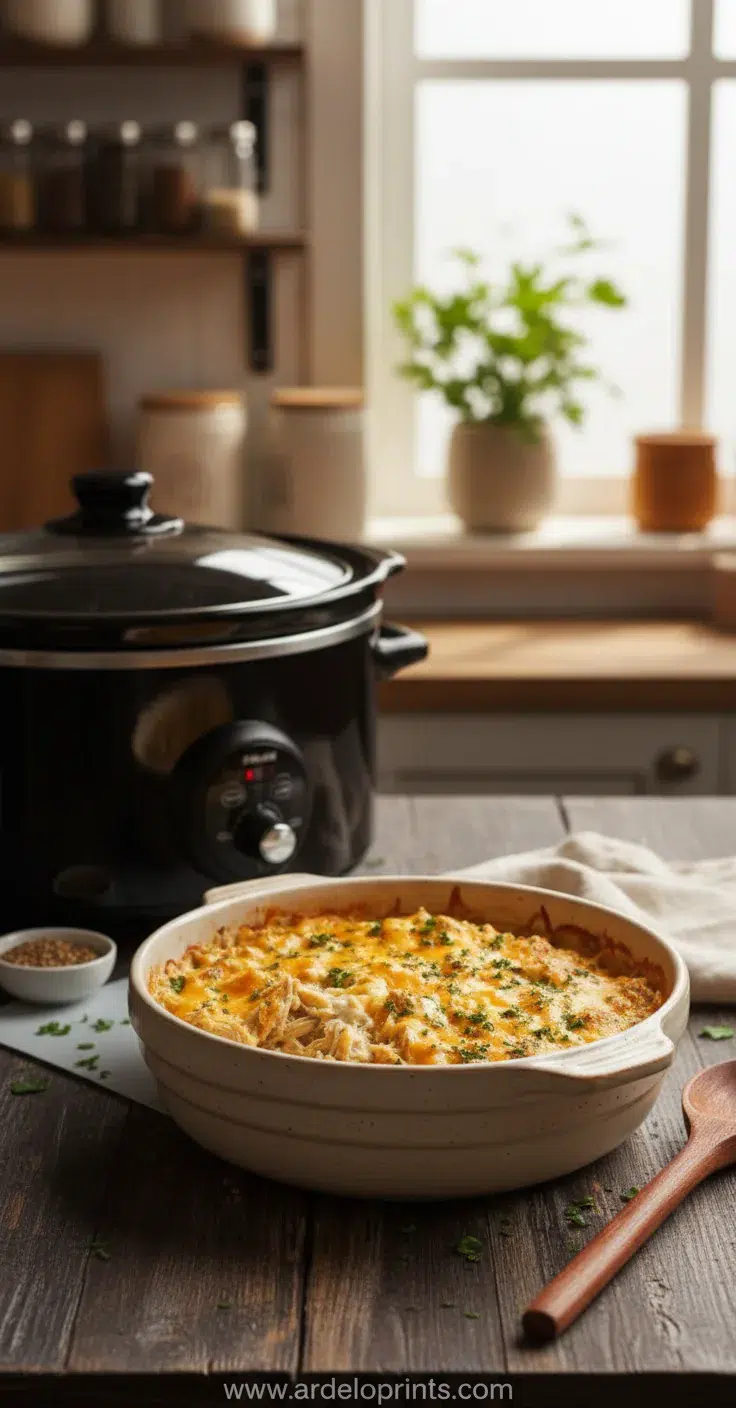 Crockpot Chicken and Rice Recipe - final presentation