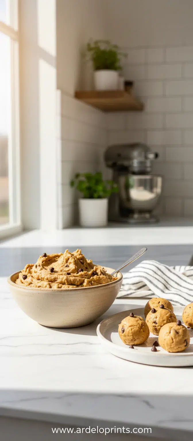 Healthy Chickpea Cookie Dough: Edible & Low Calorie - final presentation