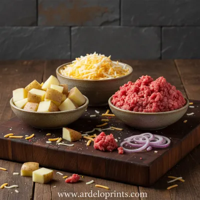 Cowboy Potato Casserole: Slow Cooker Recipe - ingredients preparation