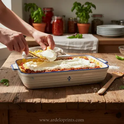 Crowd-Pleasing Potluck Baked Ziti - cooking process