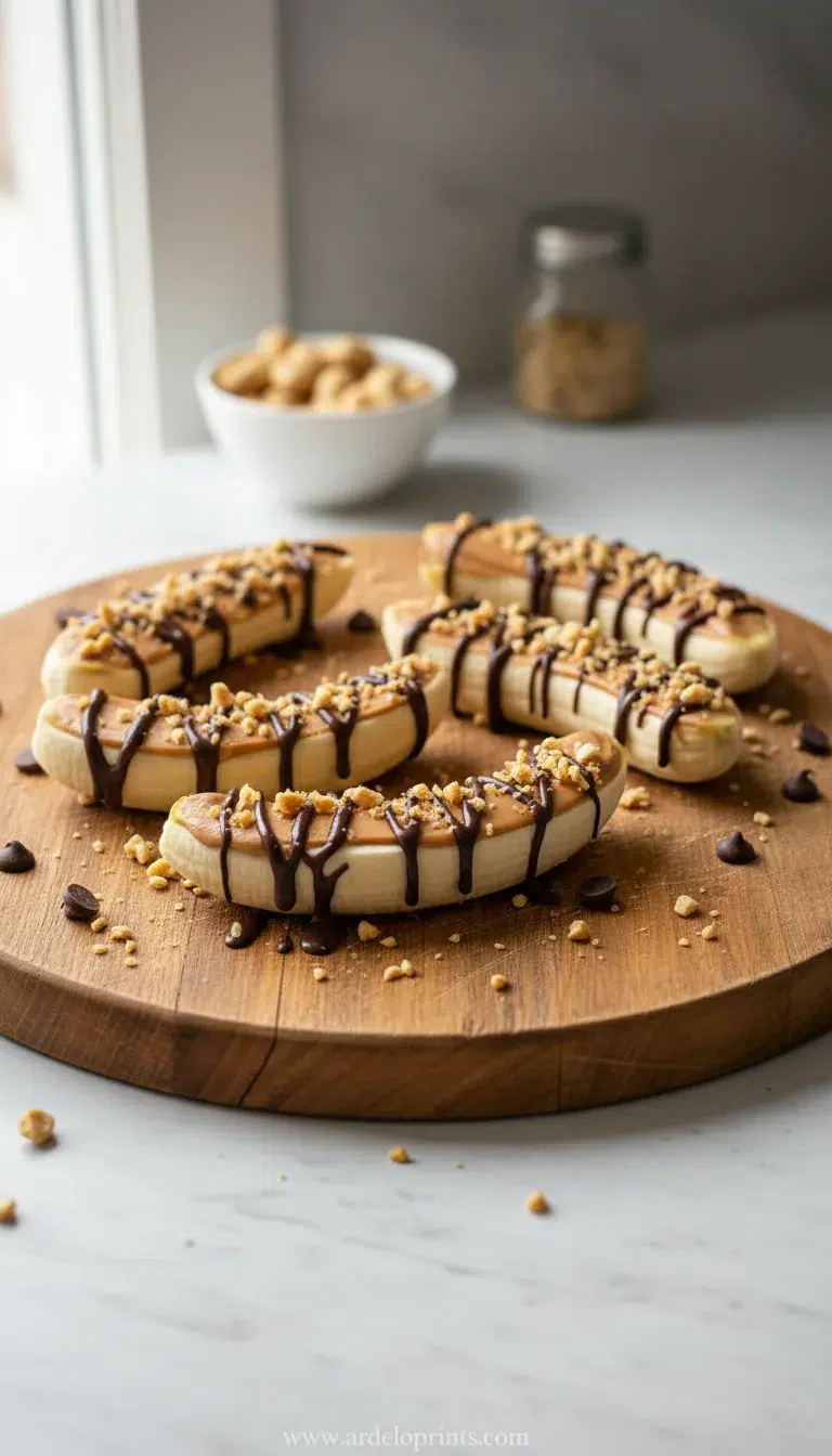 Low Calorie Frozen Banana Snickers: Guilt-Free Treat - final presentation