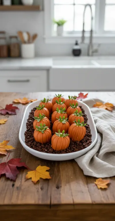 Pumpkin Patch Strawberries: Fall Treat - ready to serve