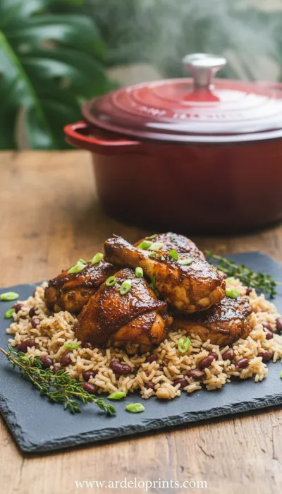 Crockpot Jerk Chicken: Easy Slow Cooker Recipe - ready to serve