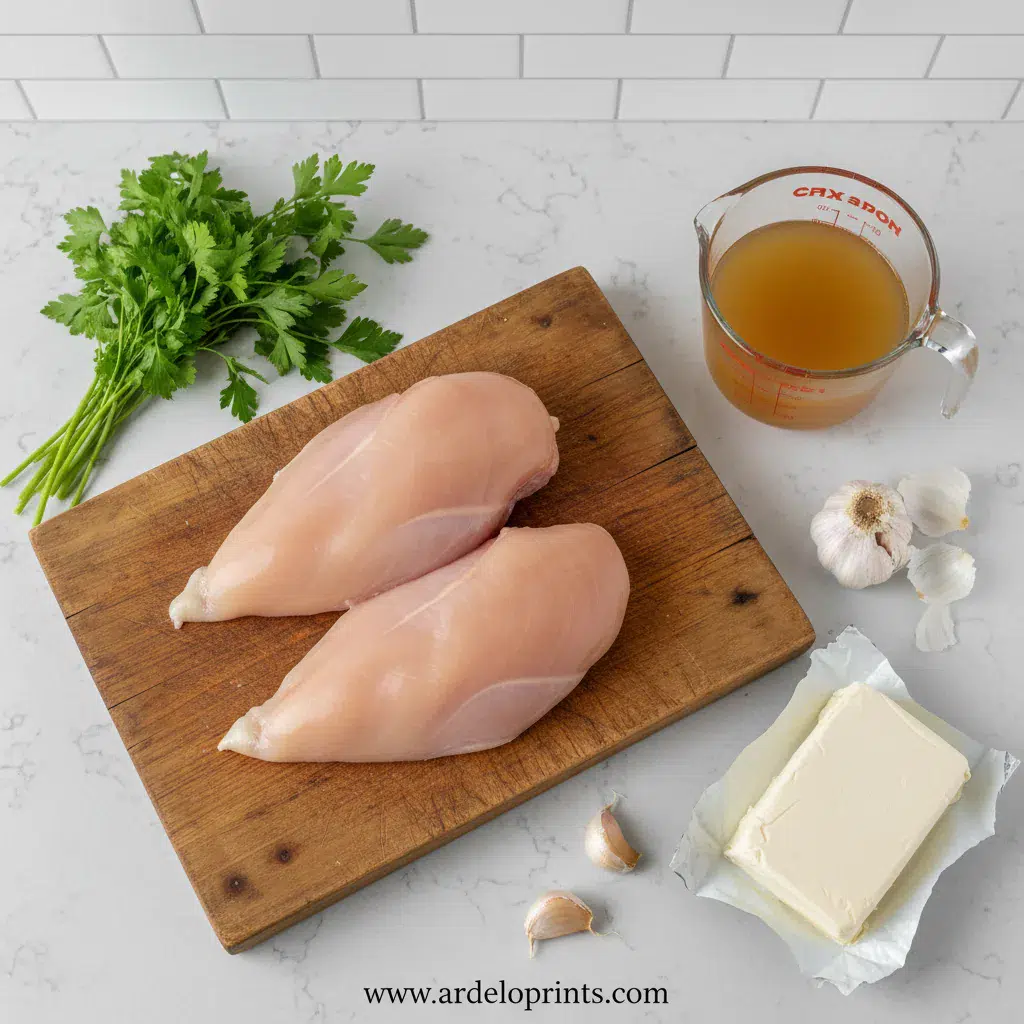 Cream Cheese Chicken Recipe: Easy & Delicious - ingredients preparation