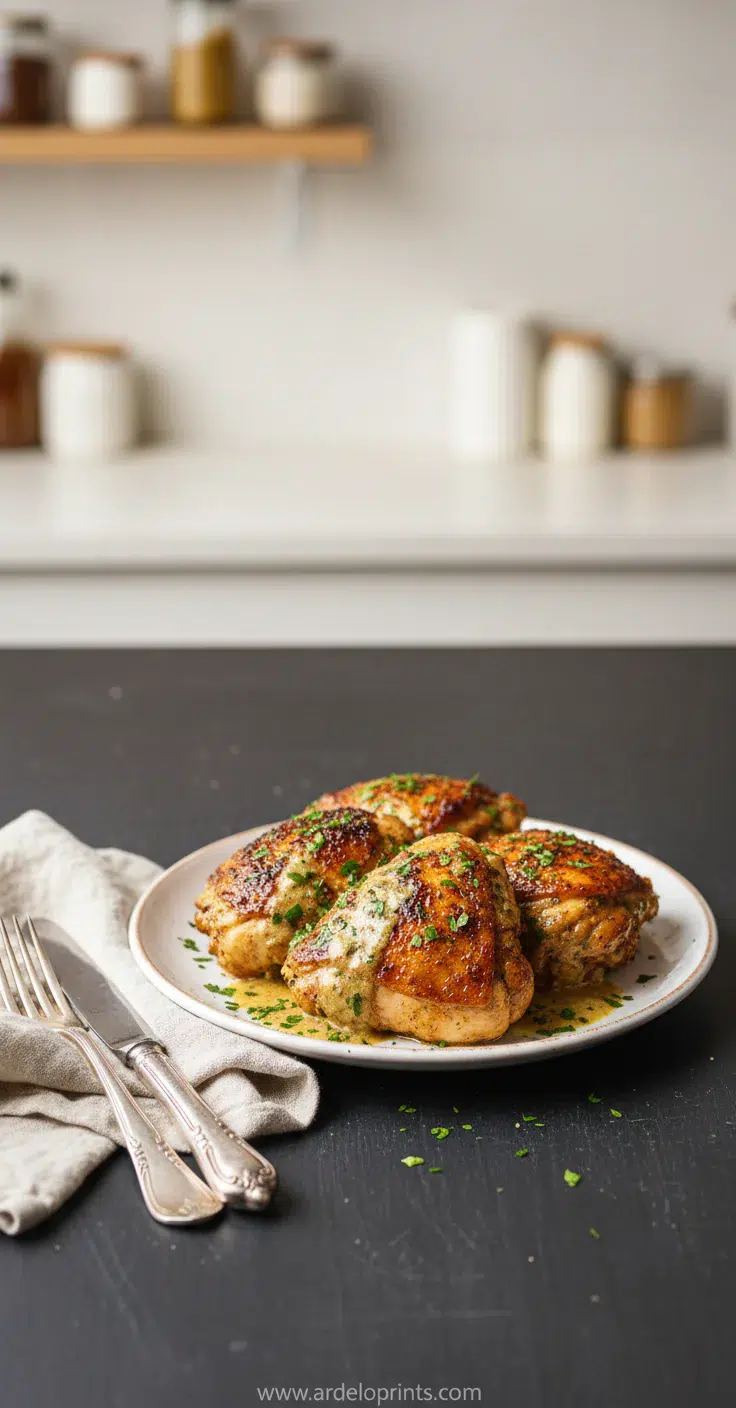 Slow Cooker Chicken Thighs: Easy Recipe - final presentation