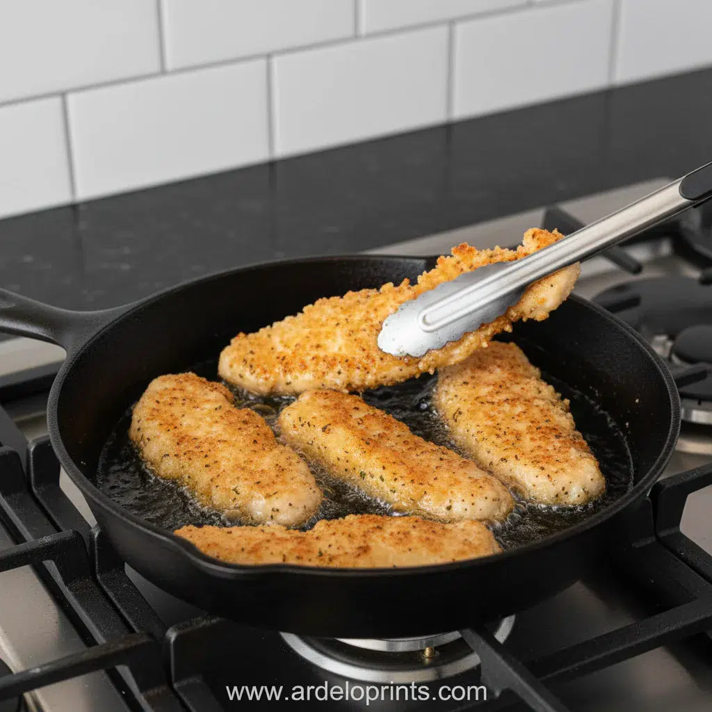 Bang Bang Chicken Recipe - cooking process