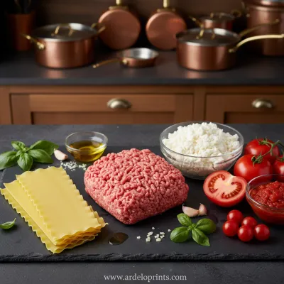 Classic Homestyle Macaroni and Cheese - ingredients preparation