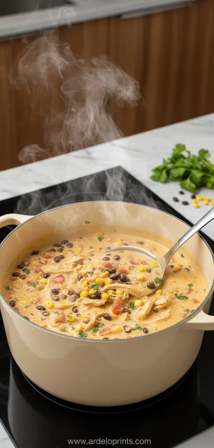 Chicken Taco Soup: Easy Recipe - cooking process