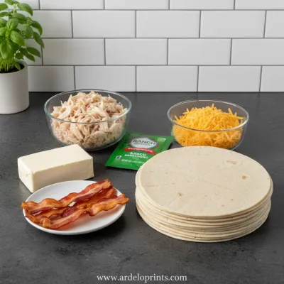 Crack Chicken Pinwheels: Delicious Recipe - ingredients preparation