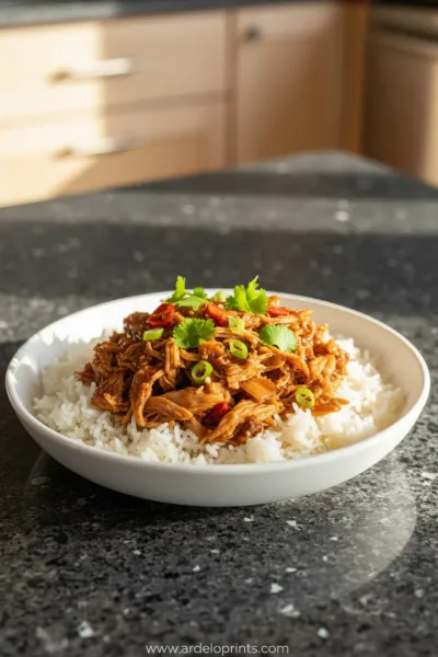 Slow Cooker Sweet Chili Chicken Recipe - ready to serve
