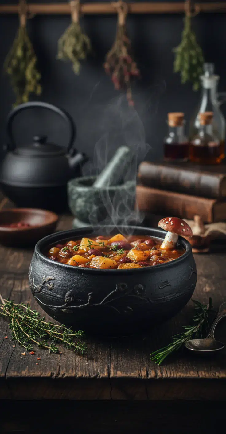 Witches Brew Stew: Spooky Halloween Recipe - final presentation