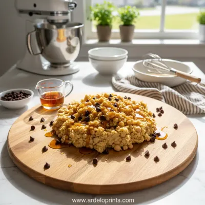 Healthy Chickpea Cookie Dough: Edible & Low Calorie - ingredients preparation