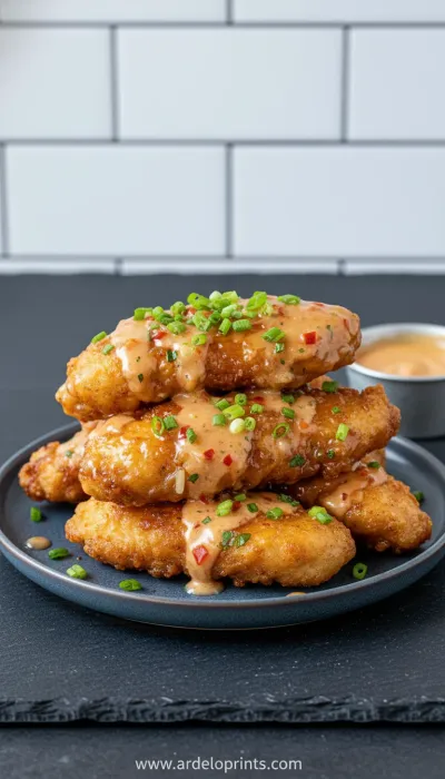 Bang Bang Chicken: Crispy Chicken Tenders - ready to serve