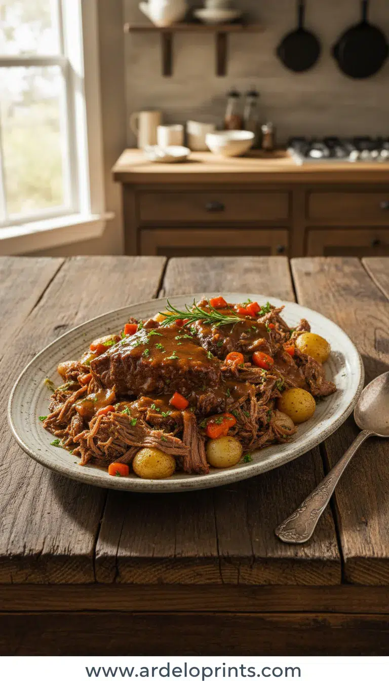 Easy Crockpot Pulled Chicken for Busy Nights - final presentation