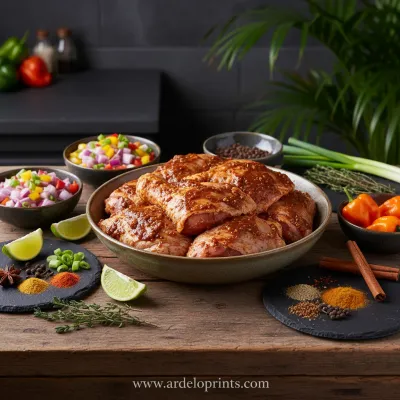 Crockpot Jerk Chicken: Easy Slow Cooker Recipe - ingredients preparation