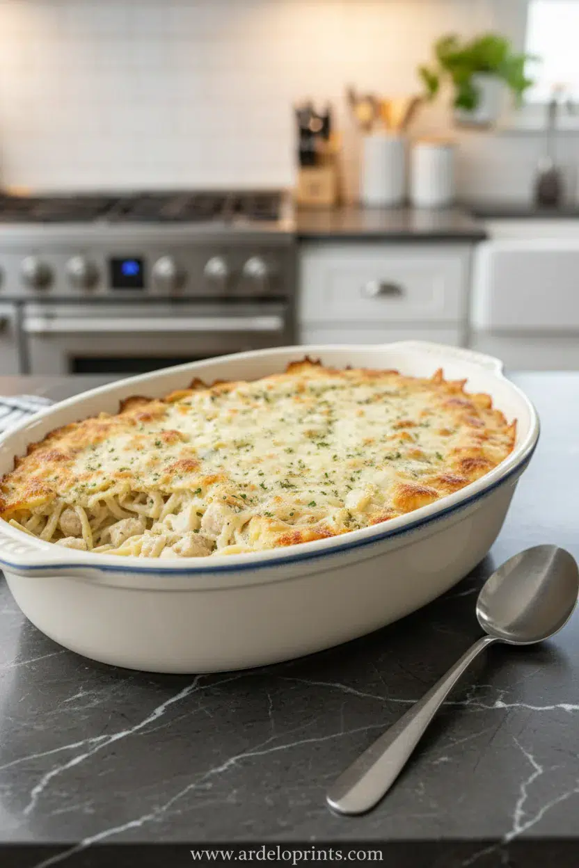 Chicken Tetrazzini: The BEST Recipe - final presentation