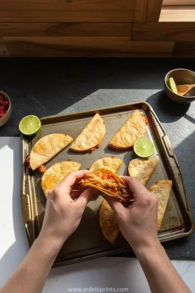 Baked Chicken Tacos: Healthy & Easy Recipe - cooking process