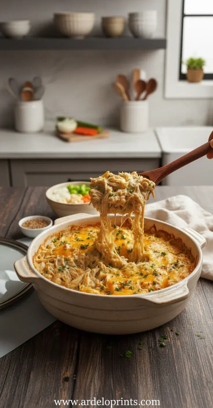 Crockpot Chicken and Rice Recipe - cooking process