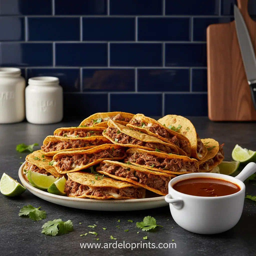 Birria Tacos: Easy & Flavorful Recipe - final presentation