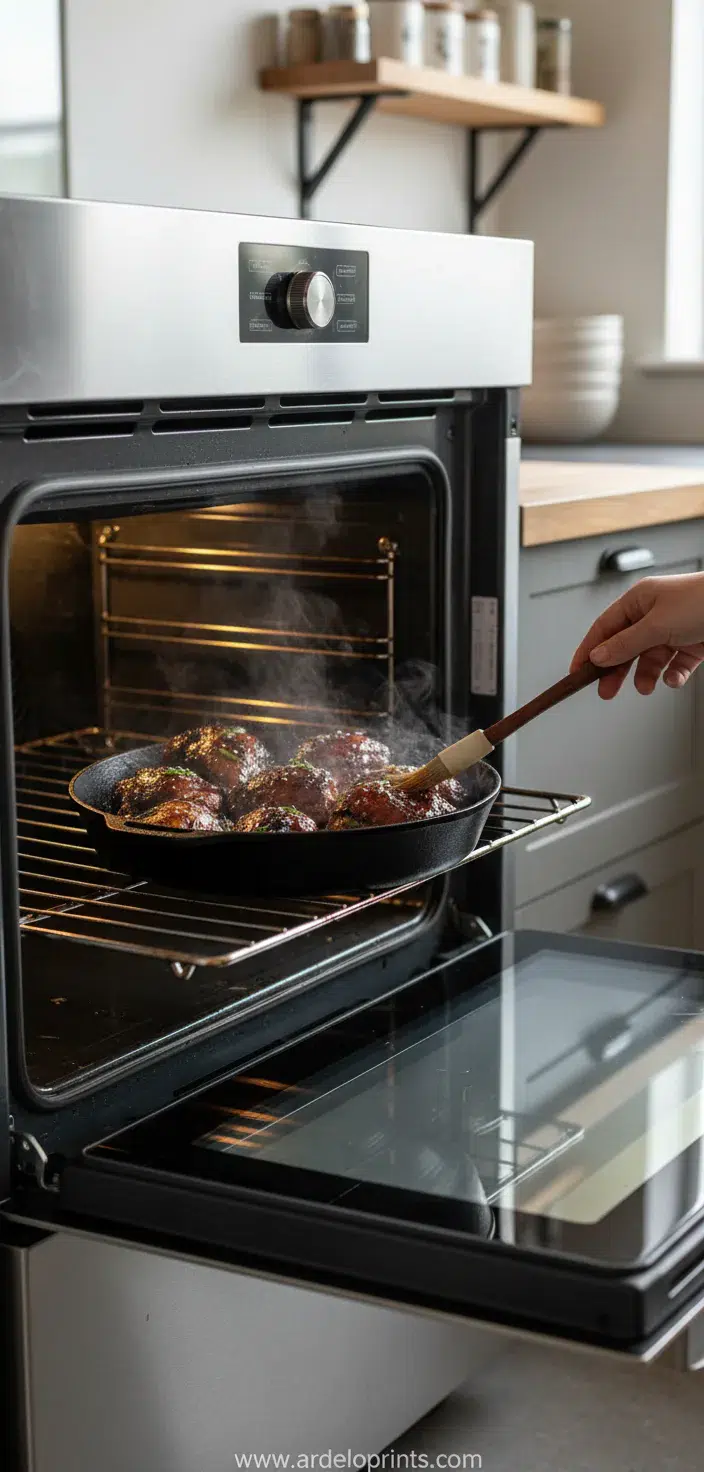 Honey Soy Baked Chicken Thighs: Easy Recipe - cooking process