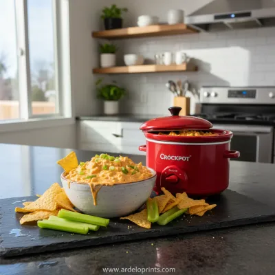 Classic Crockpot Grape Jelly Meatballs - ready to serve
