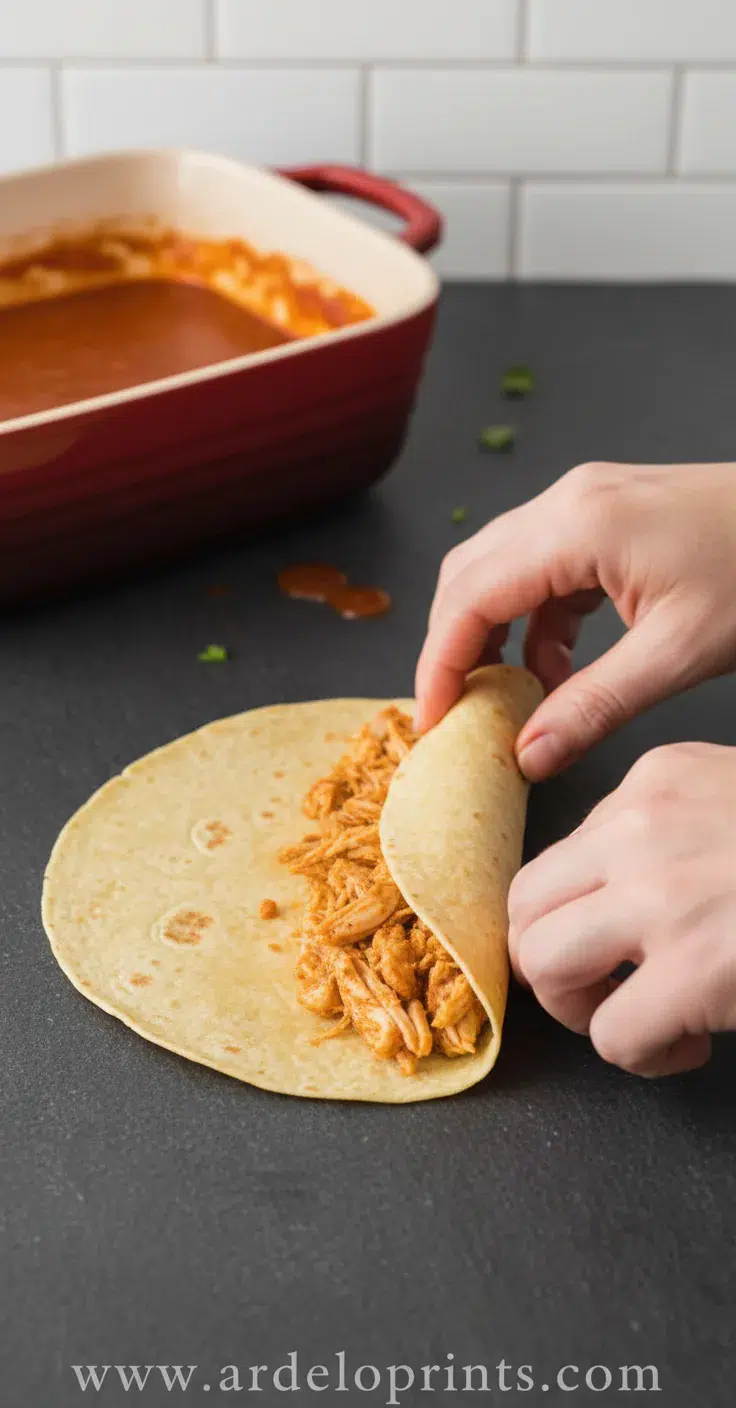 Chicken Enchiladas: The BEST Recipe - cooking process