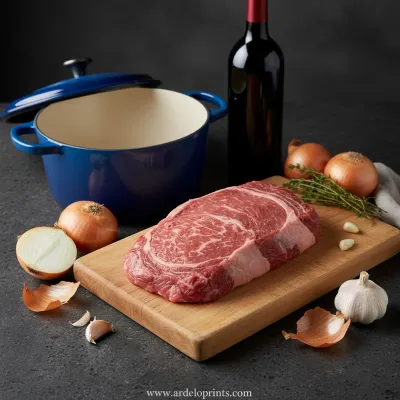 French Onion Pot Roast: Savory & Delicious - ingredients preparation