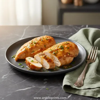 Garlic Butter Chicken Recipe - ready to serve