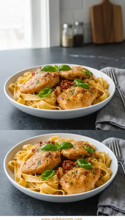 Easy Crockpot Marry Me Chicken - ready to serve